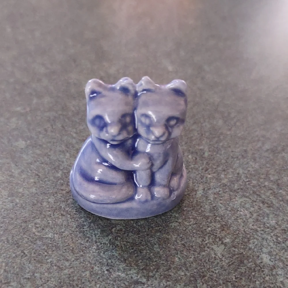 Set of 3 Vintage Wade of England Miniature Ceramic Animal Figurines